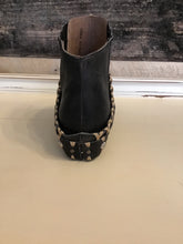 Load image into Gallery viewer, CORRAL CIRCLE G Black harness ankle boot
